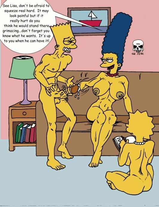 Hand Job Comics - Bart simpson gets a handjob . New Sex Images.