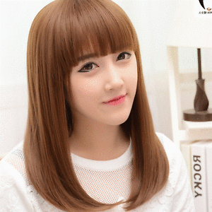 Asian style collection of wigs