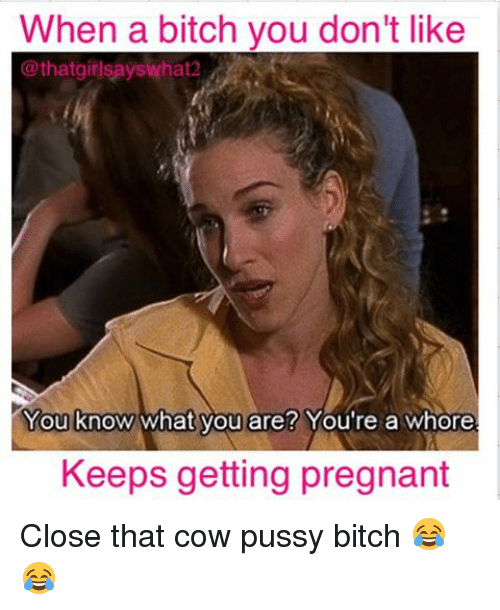 Bitch cow slut